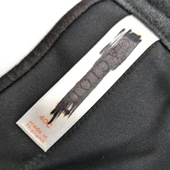 Lane Bryant Cacique Bra MultiWay Strapless Lightweight 40C Black with Straps - Picture 5 of 9